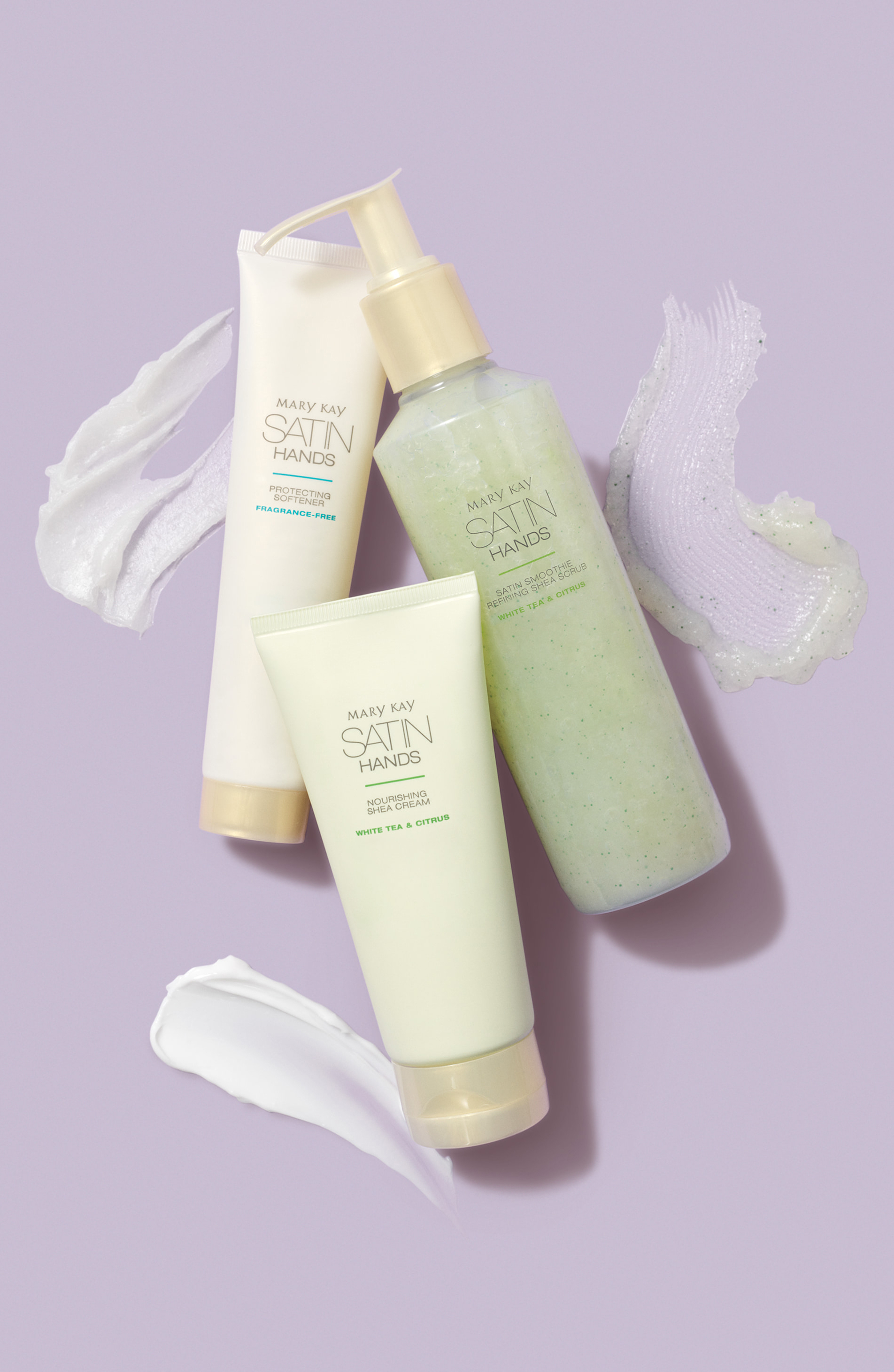 Ensemble Douceur Satin Hands Thé blanc et agrumes Mary Kay